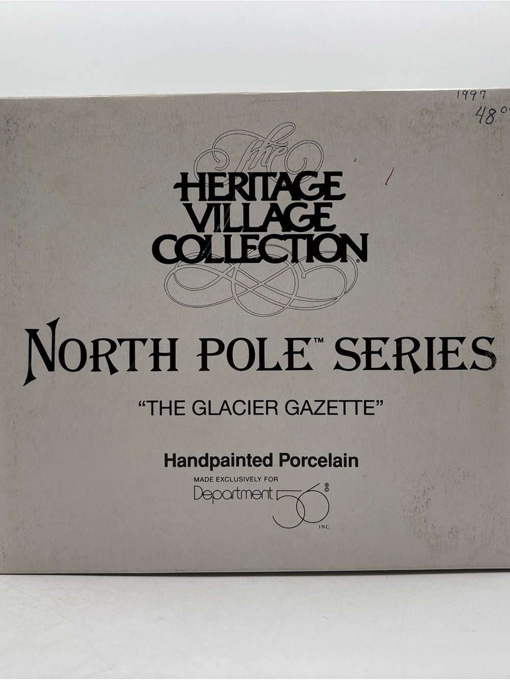 Department 56 1997 Vintage HVC North Pole Series The Glacier Gazette 56394 EUC - Picture 9 of 12